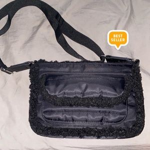 Fuzzy crossbody
